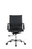 37.5 in Manager's Chair with Adjustable Height & Swivel, 250 lb. Capacity, Black - Black