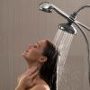 6+ Mode Powerpulse Massage Dual Shower Head System, Chrome - Chrome