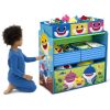 4-Piece Playroom Solution by Delta Children â€“ Set Includes Table and 2 Chairs and 6-Bin Toy Organizer - 4-Piece Playroom