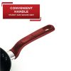 Easy Care Nonstick Cookware, 20 Piece Set, Grey, Dishwasher Safe - Red