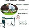 Bosonshop Garden Kneeler & Seat Folding Multi-Functional Steel Garden Stool with Tool Bag EVA Kneeling Pad - 1