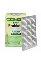 Spring Valley Daily Probiotic Dietary Supplement, 30 Vegetarian Capsules